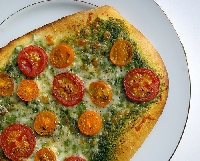 Ricetta pizza al Pesto Genovese Foto