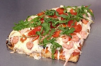 Ricetta pizza Gamberetti e Rucola Foto